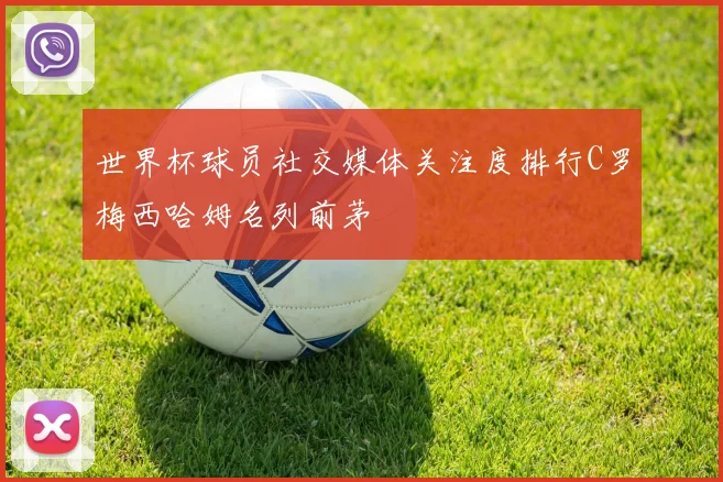 世界杯球员社交媒体关注度排行C罗梅西哈姆名列前茅